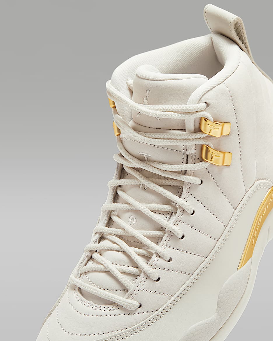 Jordan 12 retro metallic gold top
